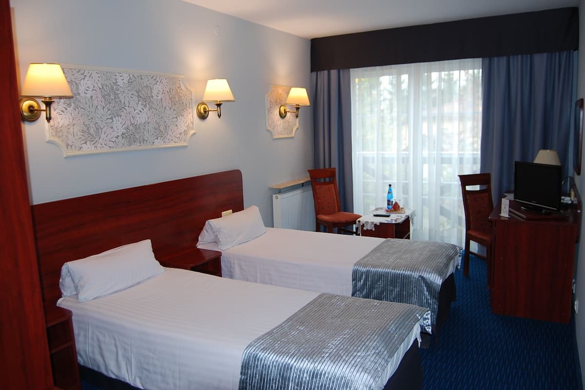 Comfort Twin Room | Soundproofing, iron/ironing board (on request), WiFi (free), bed sheets
