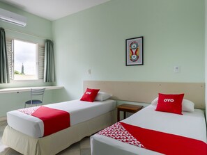 Kamar Twin | 1 kamar tidur, meja kerja, kedap suara, dan setrika/meja setrika