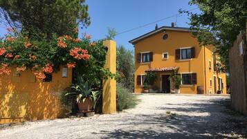 Facciata della struttura