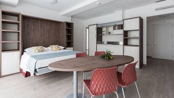 Superior Apartment, 1 Bedroom | Living area | Flat-screen TV