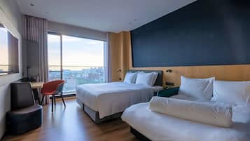 Down comforters, in-room safe, desk, laptop workspace