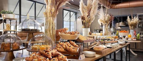 Gratis frukostbuffé varje dag