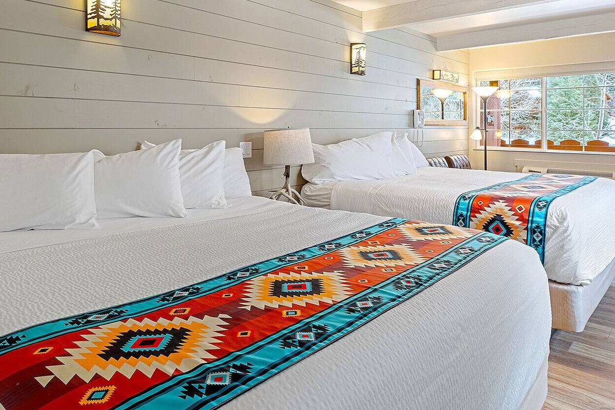 Premium bedding, pillowtop beds, in-room safe, blackout drapes