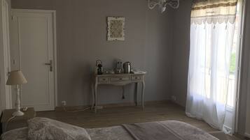 Premium bedding, blackout curtains, free WiFi, bed sheets