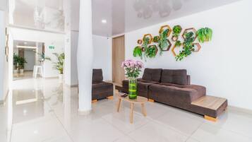 Sala de estar en el lobby