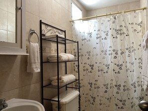 Handdoeken, zeep, toiletpapier