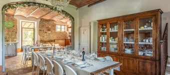 Villa D'Orchia, luxury organic farm with private pool in Val D'orcia, Sleeps 15.