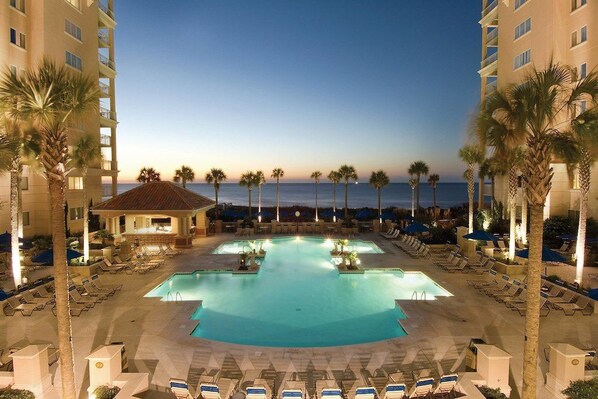 Indoor pool, outdoor pool