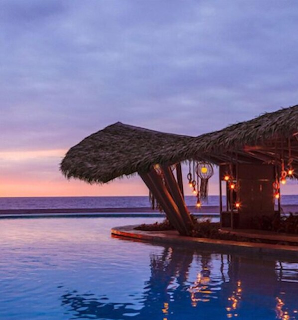 Indoor pool, outdoor pool