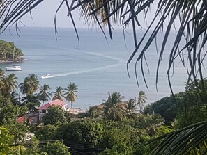 Vue sur la plage ou l’océan
