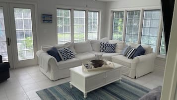 Smart TV, lareira, videogames, livros