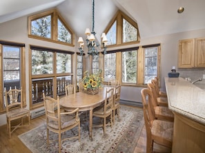 House | Private kitchen | Coffee/tea maker, toaster, dining tables - Meadows Townhome (Avon)