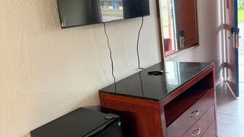 Deluxe Single Room with Stand-Up Shower | Living area