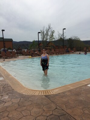 Indoor pool, outdoor pool
