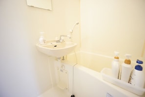 Hair dryer, towels