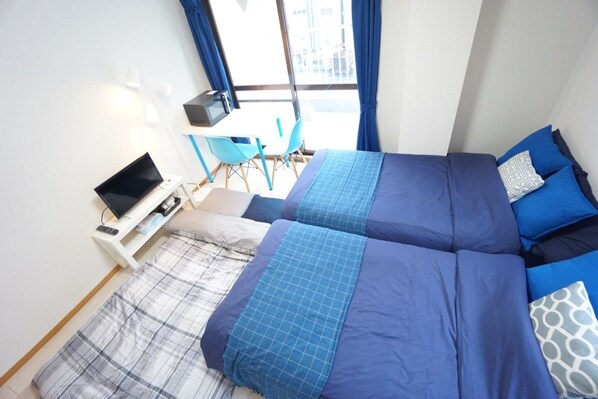 1 bedroom, desk, iron/ironing board, free WiFi
