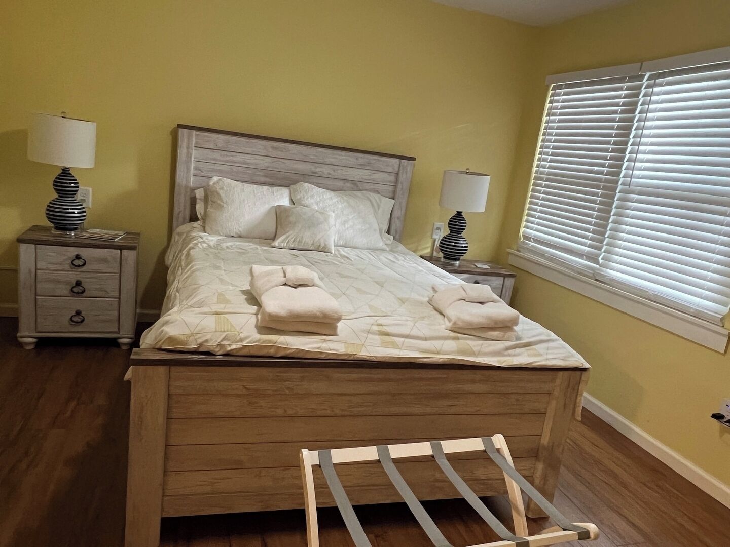 2 bedrooms, iron/ironing board, travel crib, WiFi