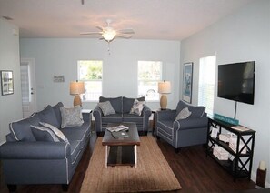 House, Multiple Beds, Private Pool, Pool View | Living room - Carlapooh - 2018 New Home (St. Augustine)