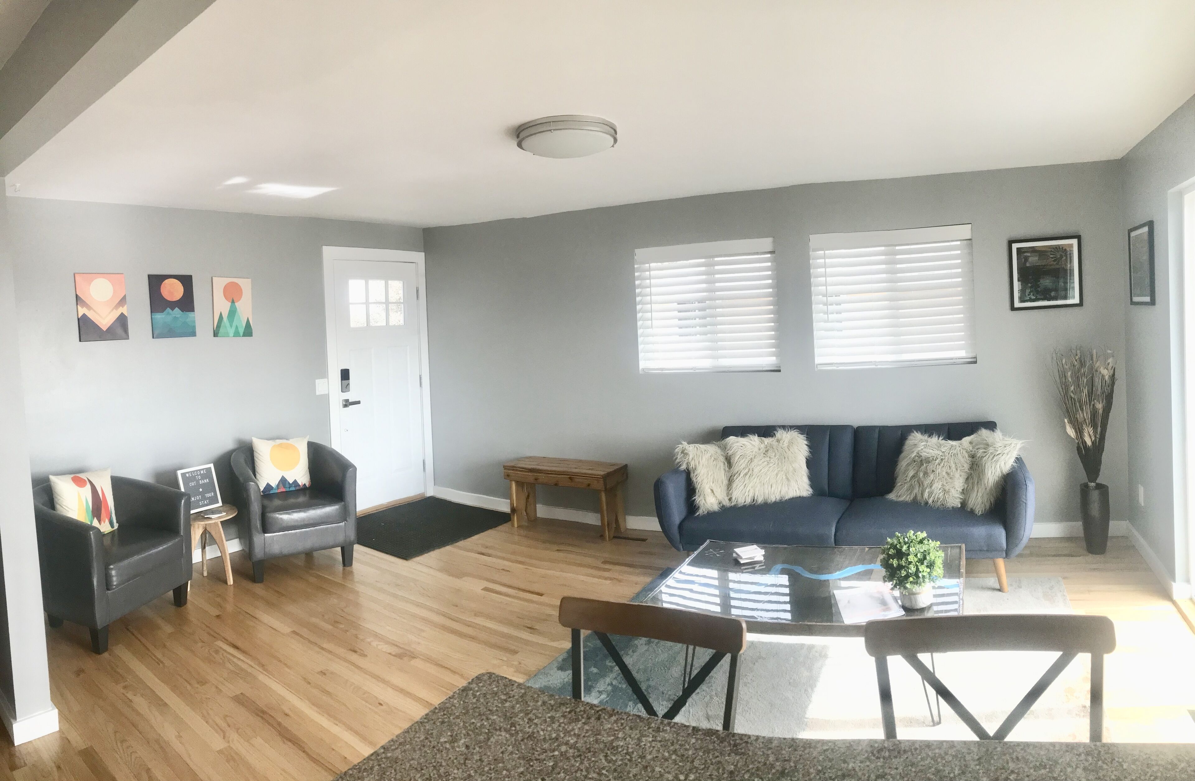 Modern Home with Mountain and Creek Views