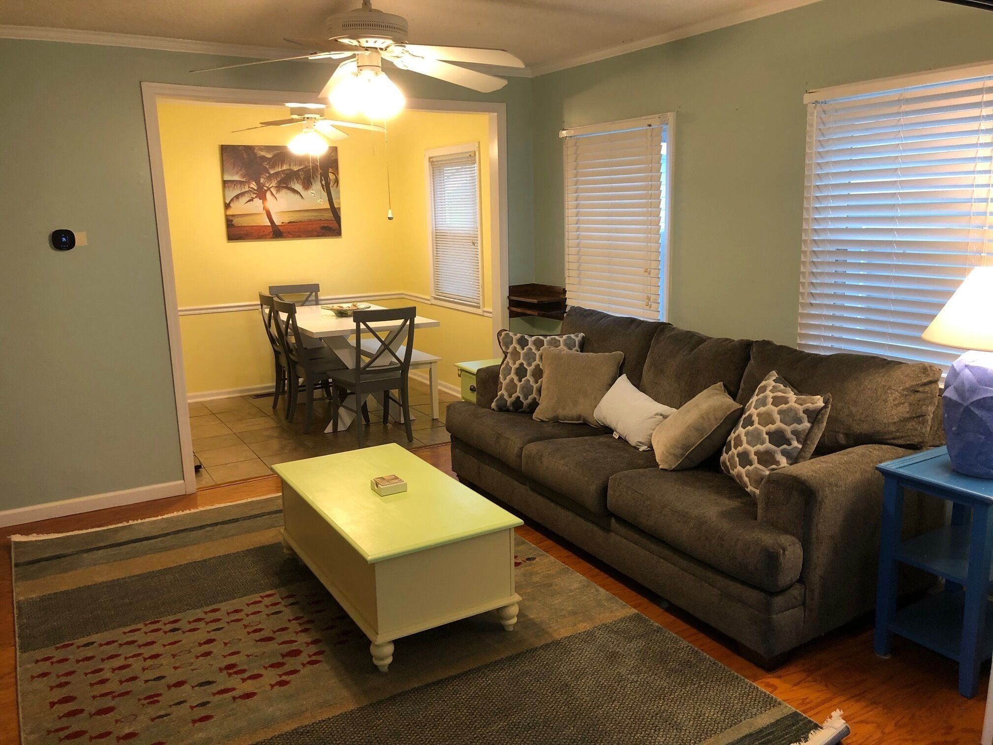 Steps to the beach!  Corner lot and golf cart! 