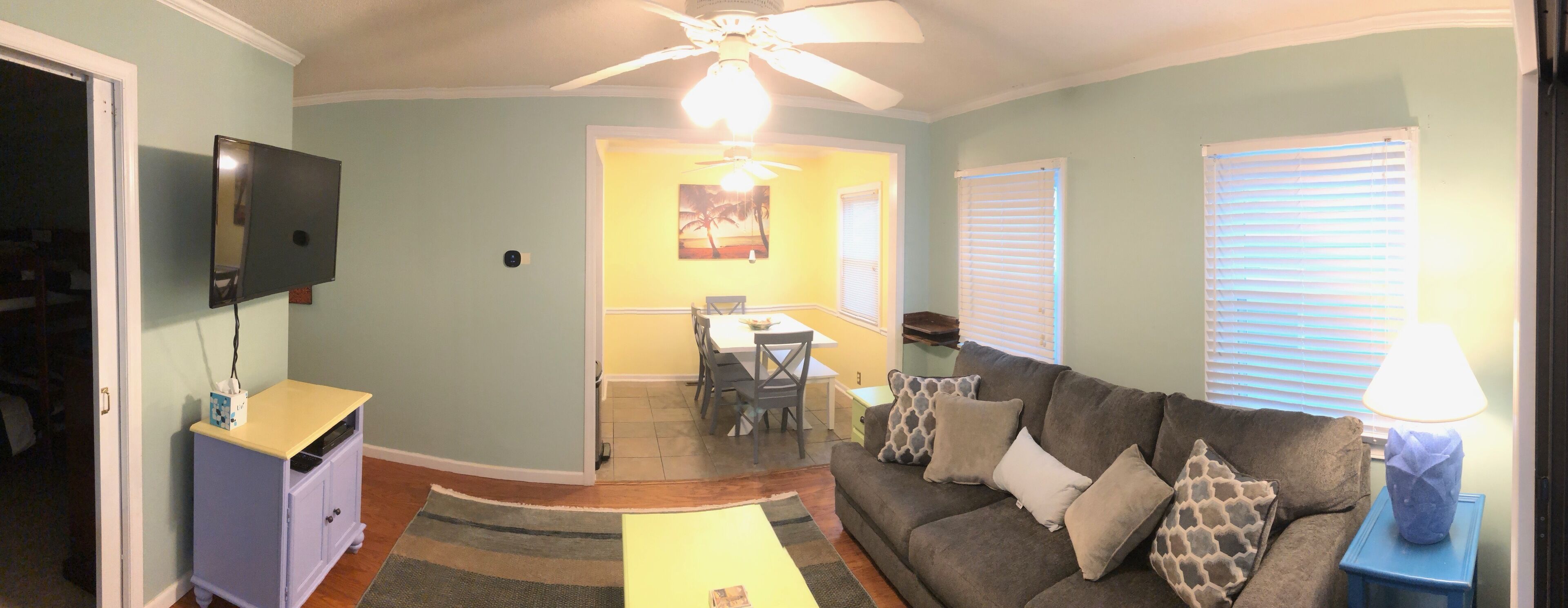 Steps to the beach!  Corner lot and golf cart! 