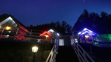 Front of property – evening/night