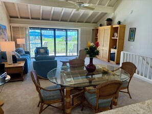 TV, books - Spectacular Ocean View 2BR Unit at Kiahuna Plantation (Koloa)
