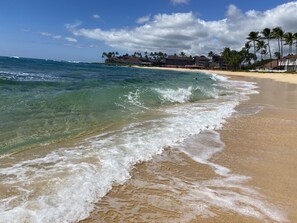Beach nearby, sun loungers, beach towels - Spectacular Ocean View 2BR Unit at Kiahuna Plantation (Koloa)