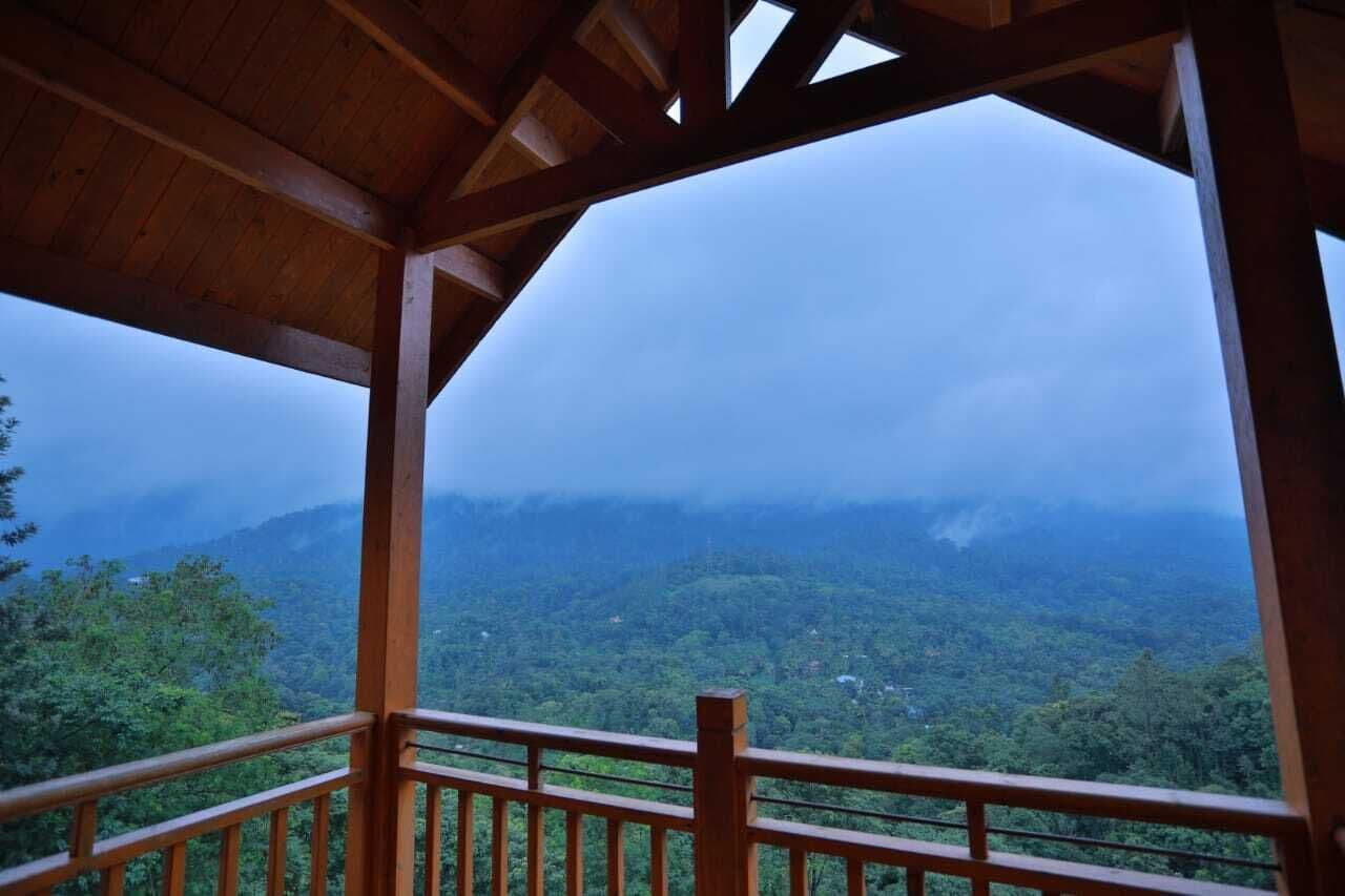 Wooden House | Balcony view