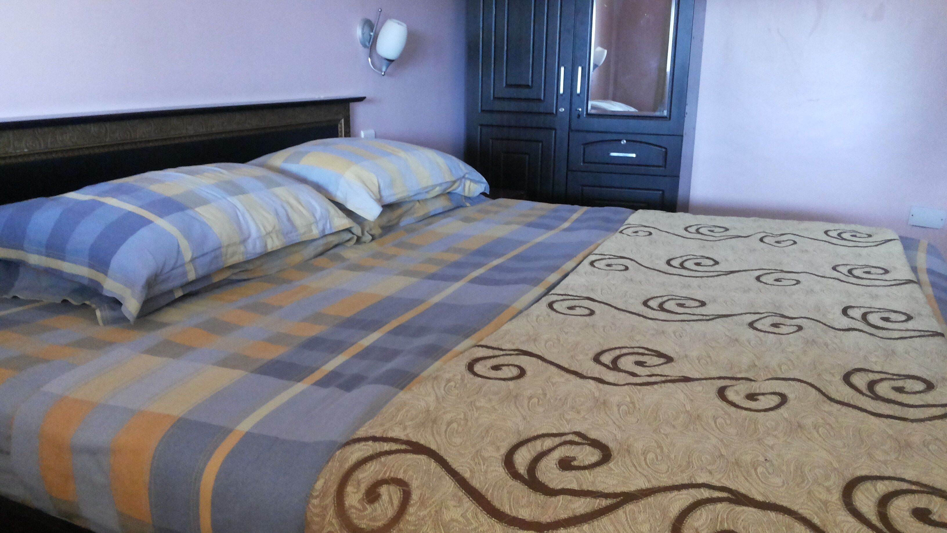 Desk, soundproofing, bed sheets