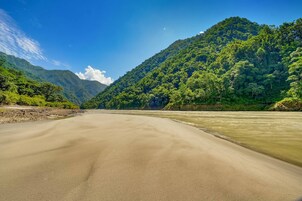 Private beach