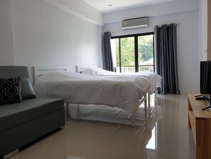 Standard Twin Room | Blackout drapes, free WiFi, bed sheets - NK Place (Khao Yoi)