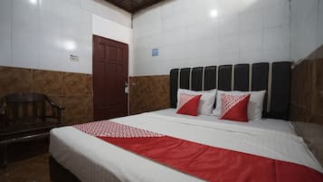 غرفة مزدوجة عادية | مكتب وواي فاي مجانًا وملاءات أسرّة