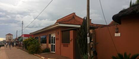 Voorkant van accommodatie