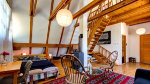 Traditionele bungalow | Woonruimte