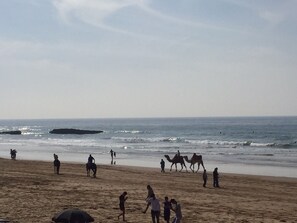 On the beach