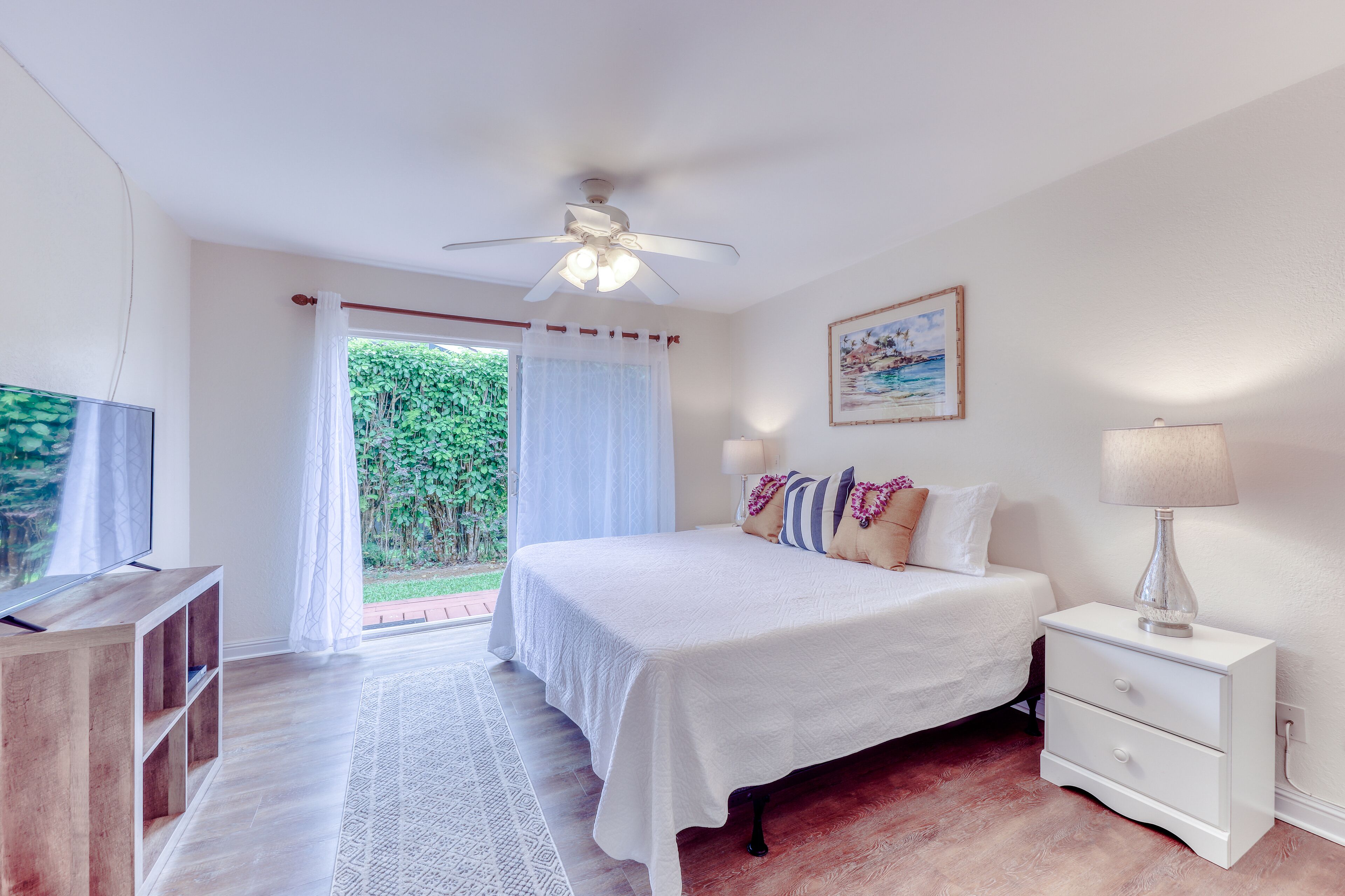 Beautifully updated home w/ private hot tub, spacious backyard and free WiFi!