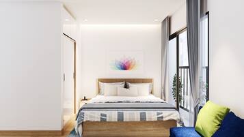 Literie de qualité supérieure, décoration personnalisée