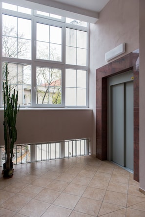Interior entrance