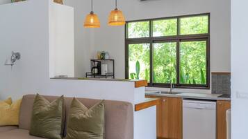 Comfort-villa | Opholdsområde | Smart-tv, Netflix