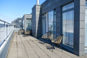 Penthouse Luxe, 2 chambres | Terrasse/Patio