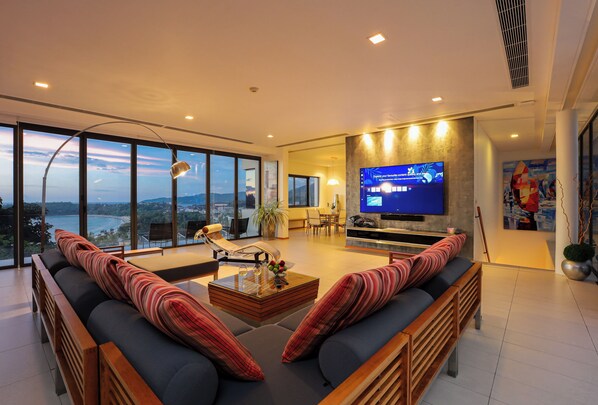 The Heights Penthouse Seaview 3 Bedroom A2 | Living area - The Heights Penthouse 3bedroom A2 near Kata Beach (Karon)