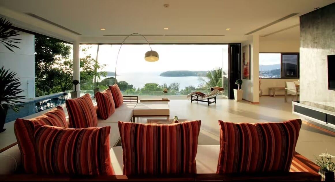 The Heights Penthouse Seaview 3 Bedroom A2 | Living area | Flat-screen TV, DVD player
