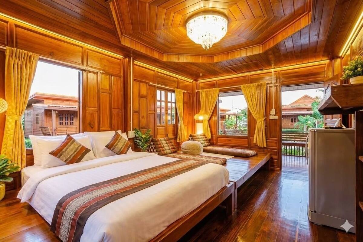 Deluxe Suite with Sit-out & Veranda | Sengetøy i egyptisk bomull, sengetøy av topp kvalitet og skrivebord