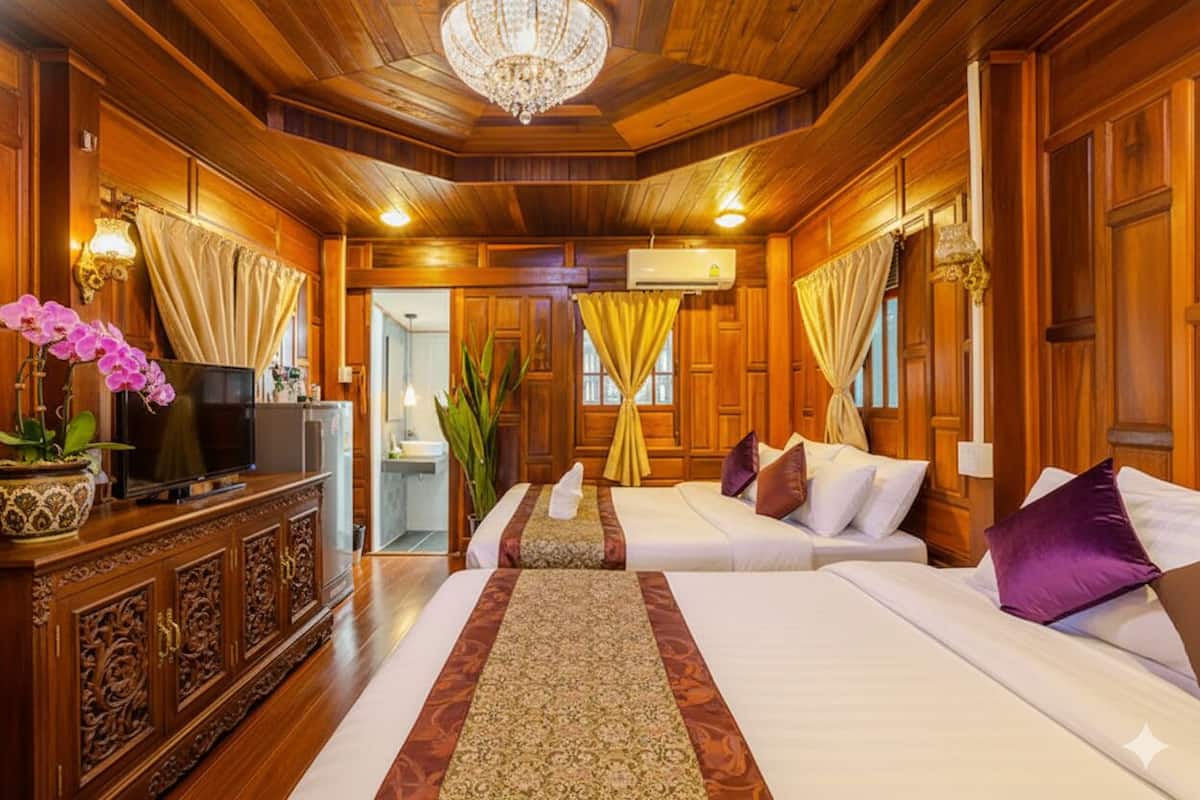 Deluxe-Villa (Villa 3 Family) | Kostenloses WLAN, Bettwäsche