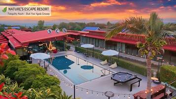 Voorkant van accommodatie