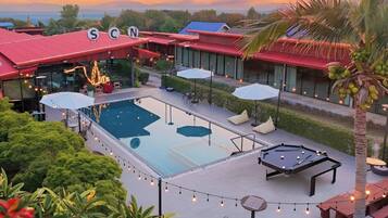 Façade de l’hébergement