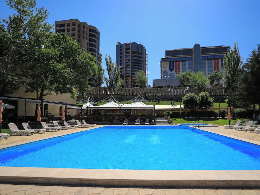 Seasonal outdoor pool