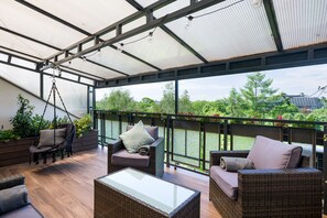 Panoramic Apartment, 2 Bedrooms | Terrace/patio