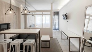 Studio, 1 Bedroom (Industrial) | Living room - Evel's Home Suites (Thessaloniki)